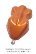 FELGENFOLIE+ Effekt Set, 2 x 400 ml, Perleffekt, Blaze Orange Pearl Effect FELGENFOLIE+ Effekt Set, 2 x 400 ml, Perleffekt, Blaze Orange Pearl Effect