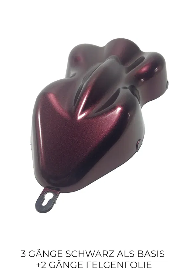 FELGENFOLIE+ Effekt Set, 2 x 400 ml, Kristalleffekt, Volcanic Red Crystal Effect