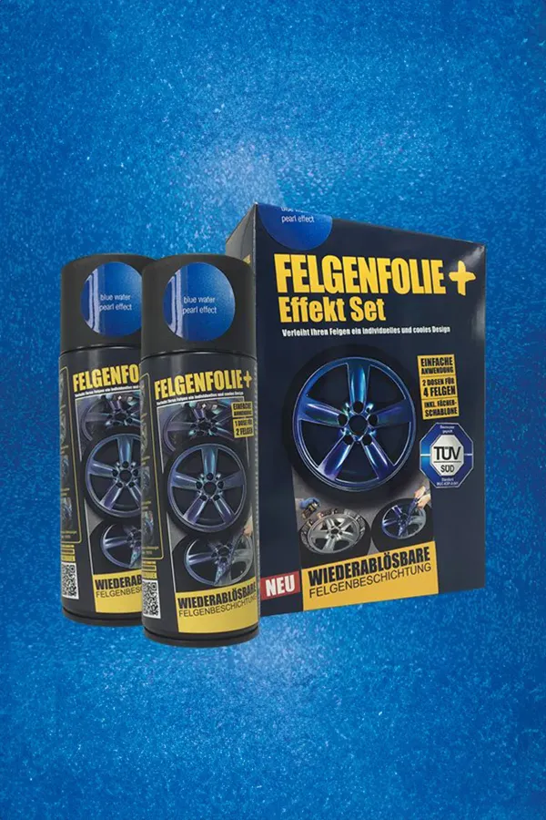 FELGENFOLIE+ Effekt Set, 2 x 400 ml, Perleffekt, Blue Water Pearl Effect