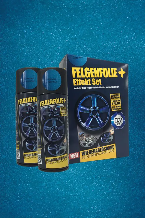 FELGENFOLIE+ Effekt Set, 2 x 400 ml, Kristalleffekt, Green Earth Crystal Effect