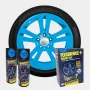 FELGENFOLIE+ Effekt Set, 2 x 400 ml, neon-blau 