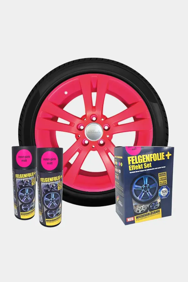 FELGENFOLIE+ Effekt Set, 2 x 400 ml, neon-rot FELGENFOLIE+ Effekt Set, 2 x 400 ml, neon-rot