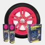 FELGENFOLIE+ Effekt Set, 2 x 400 ml, neon-pink 