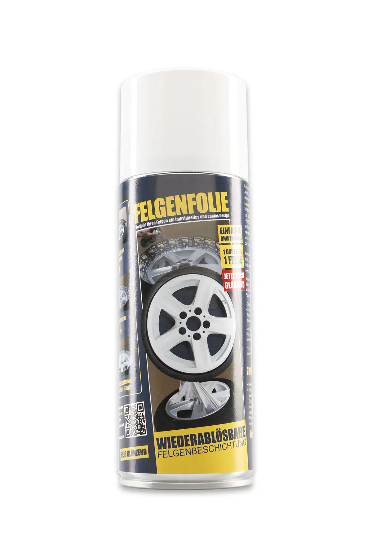 FELGENFOLIE-SPRAY, 400 ml, weiss glänzend FELGENFOLIE-SPRAY, 400 ml, weiss glänzend