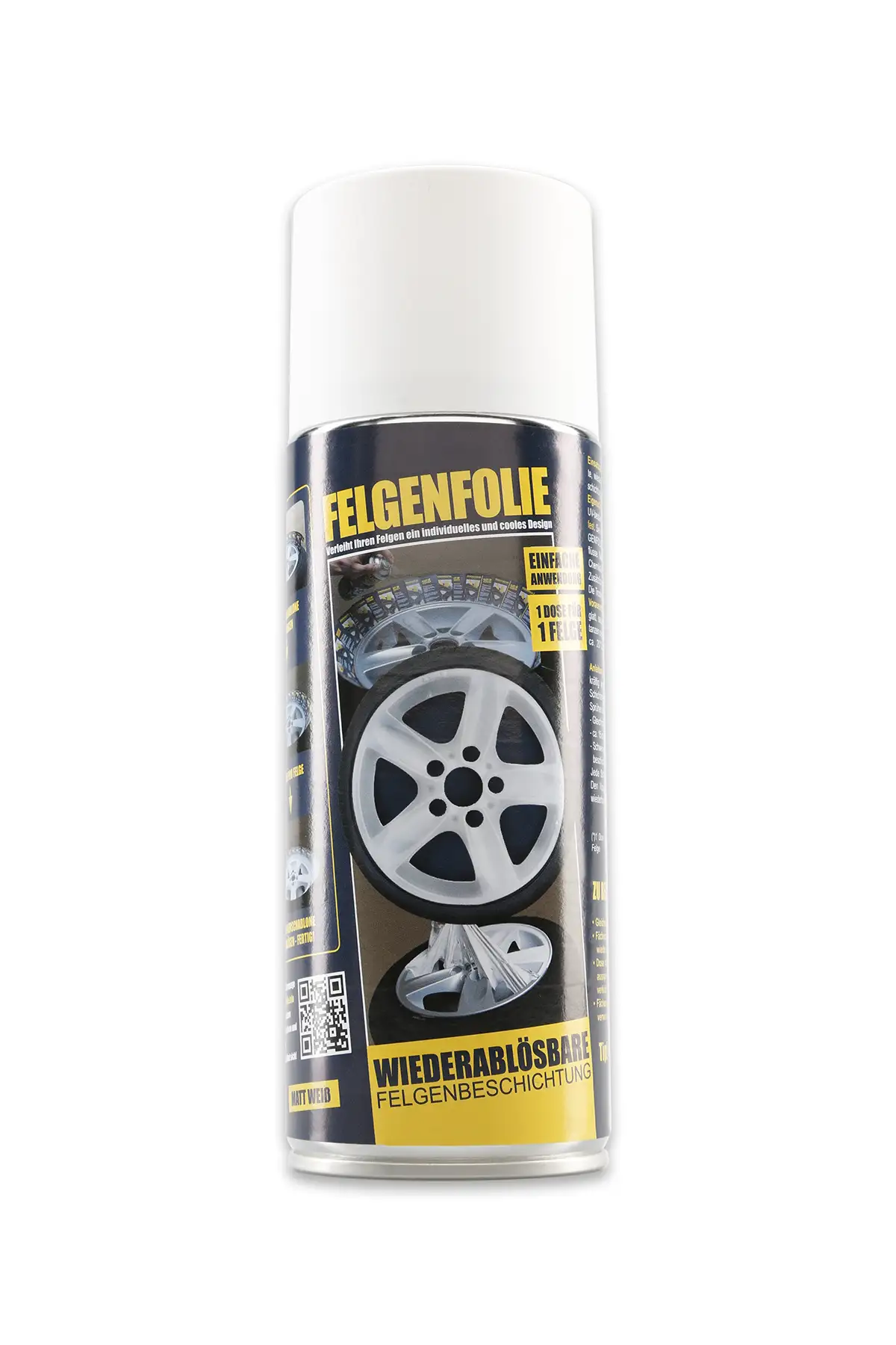 FELGENFOLIE-SPRAY, 400 ml, weiss matt FELGENFOLIE-SPRAY, 400 ml, weiss matt