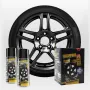 FELGENFOLIE-Set, 4 x 400 ml, schwarz glänzend FELGENFOLIE-Set, 4 x 400 ml, schwarz glänzend