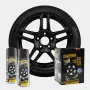 FELGENFOLIE-Set, 4 x 400 ml, schwarz matt FELGENFOLIE-Set, 4 x 400 ml, schwarz matt