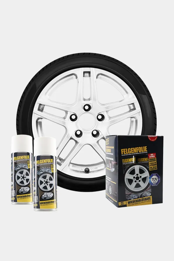 FELGENFOLIE-Set, 4 x 400 ml, weiss matt