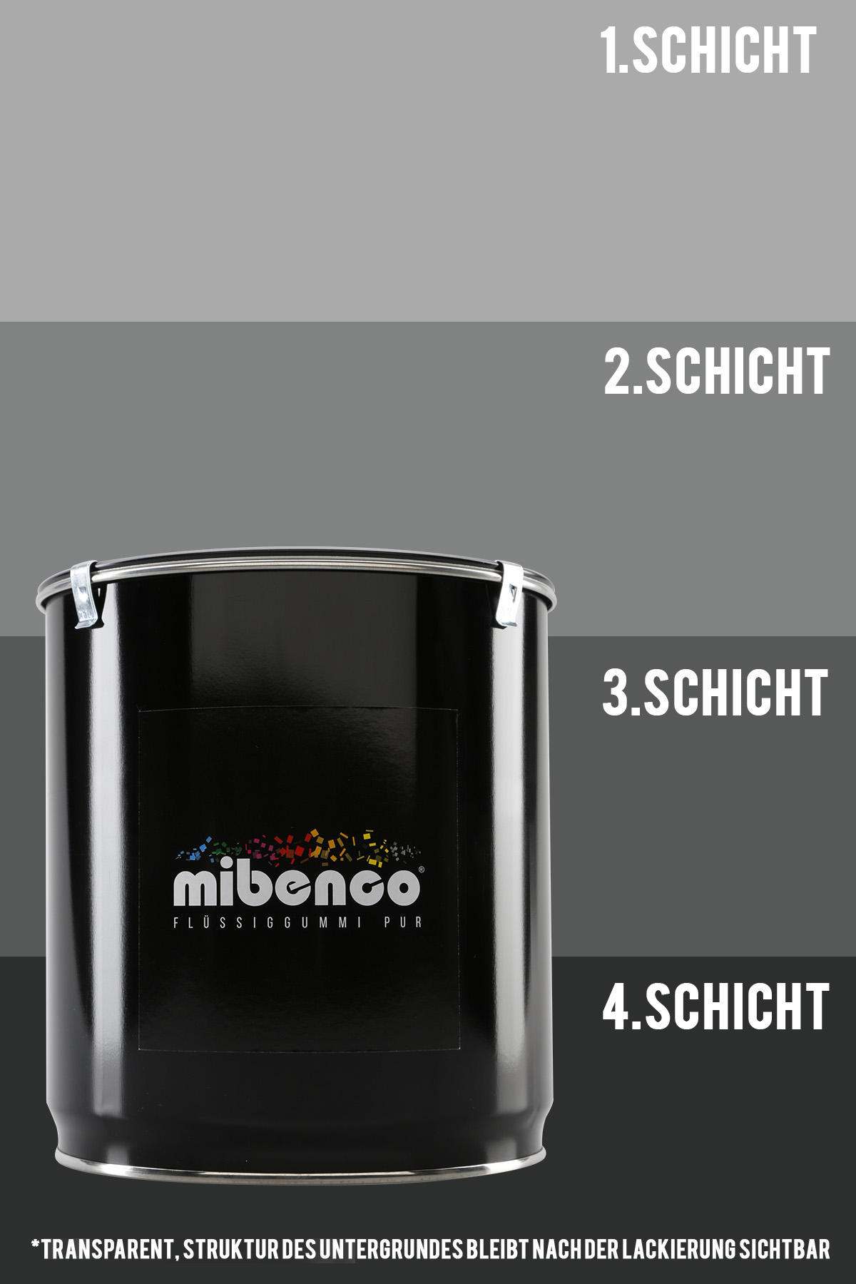 Flüssiggummi PUR, 3.000 g, Rauchgrau Flüssiggummi PUR, 3.000 g, Rauchgrau