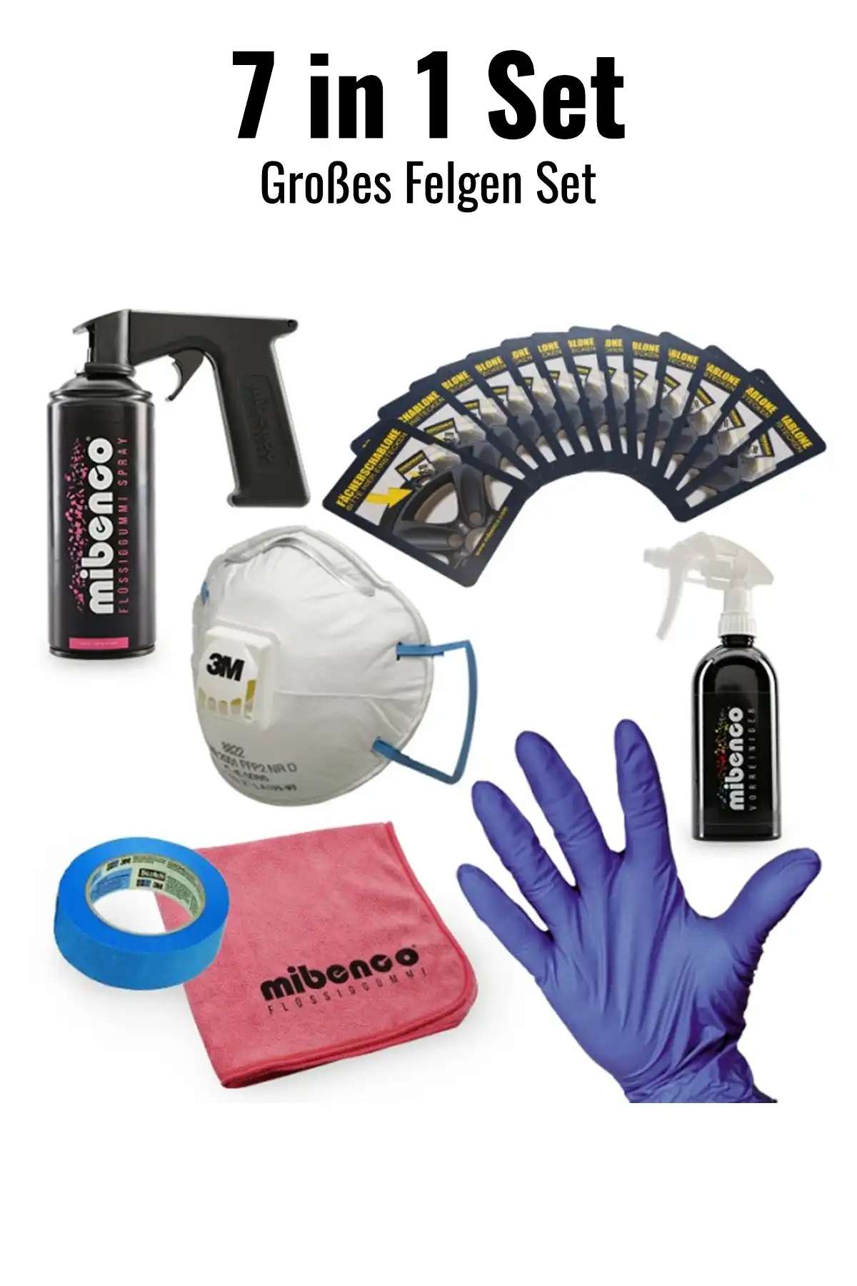 Großes Zubehör-Set Felgen Großes Zubehör-Set Felgen