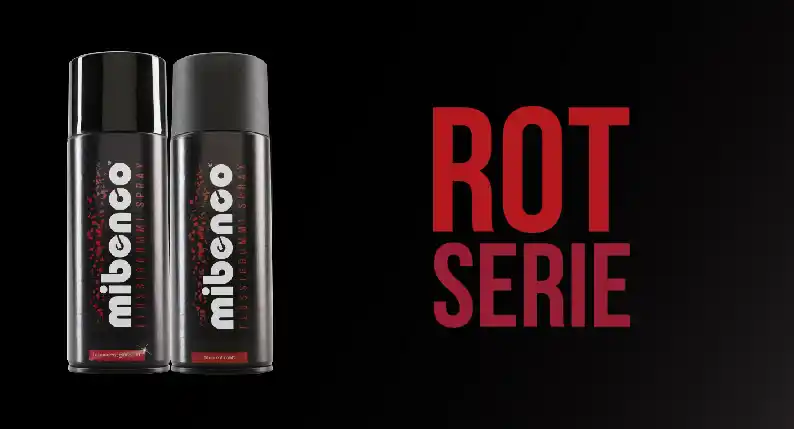 mibenco rot serie farben sprays